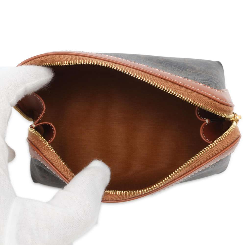 Celine Case Accessory Cosmetic Makeup Pouch Triomphe - Picture 4 of 11